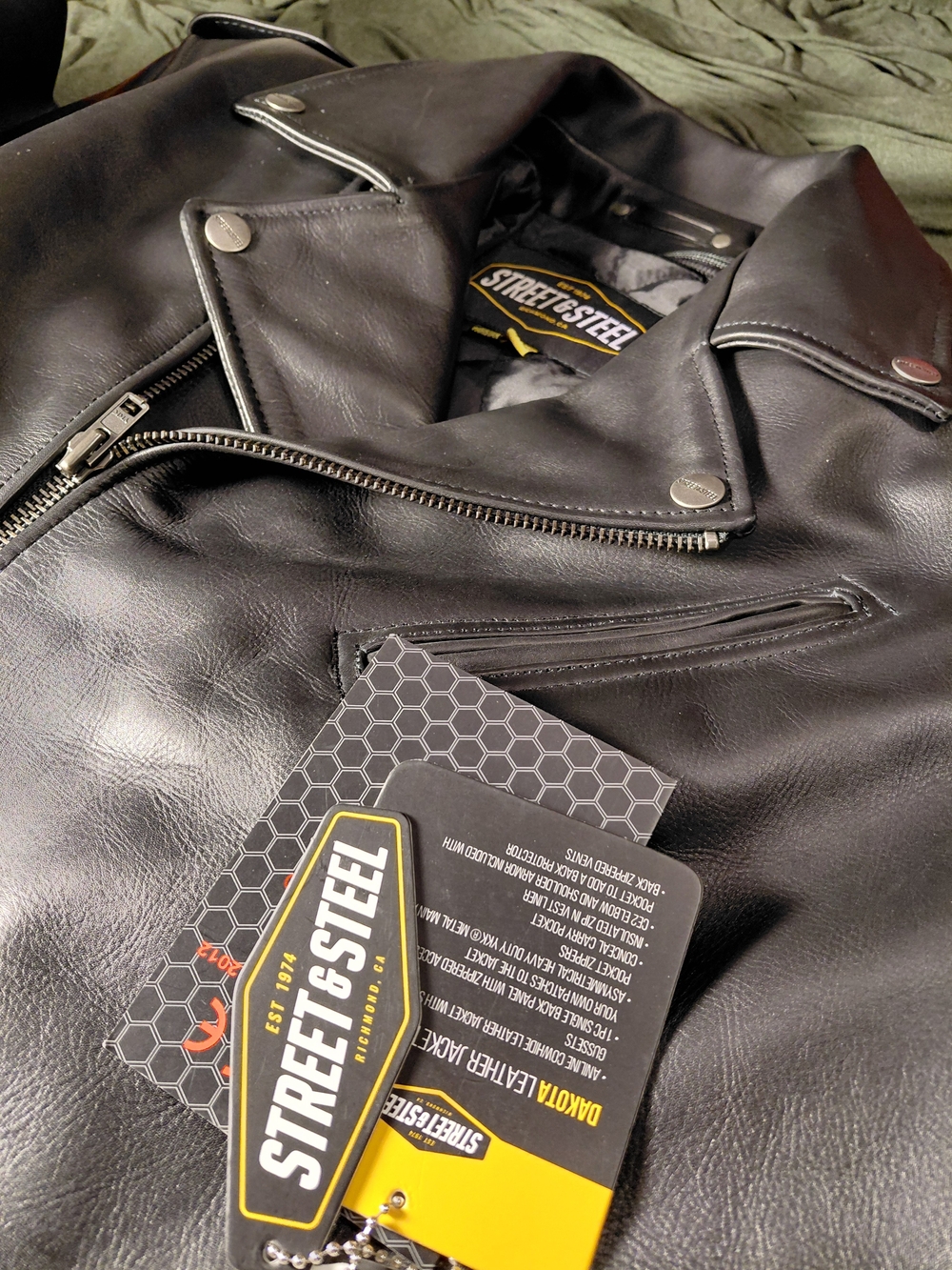 STREET AND STEEL DAKOTA JACKET SIZE XL NEW W/TAGS